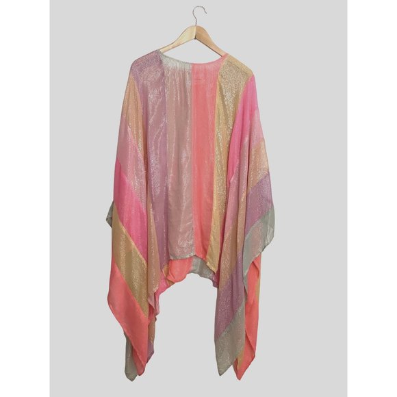 Free People Liv Rainbow Cover Up Sundress in Mix Color Size Small - Picture 3 of 4